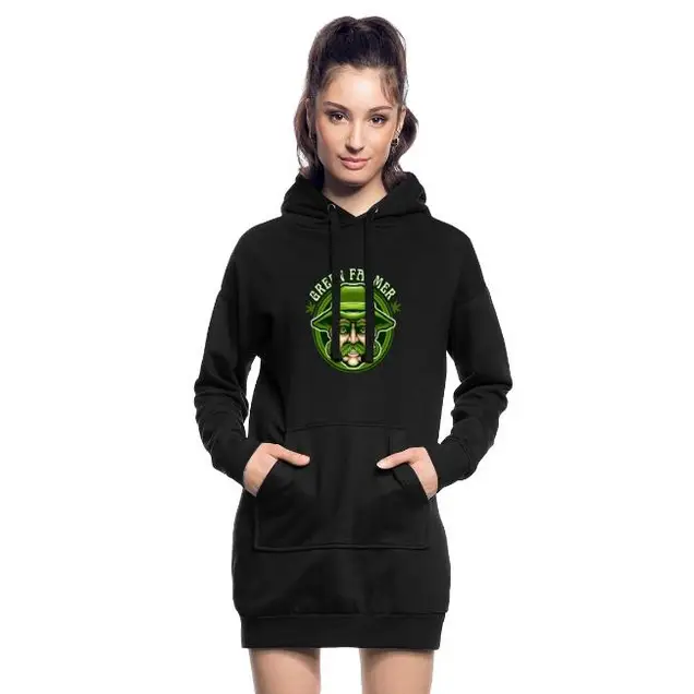 Hoodie-Kleid Green Farmer